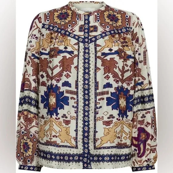 ba&sh Multicolor Patterned Top - Picture 3 of 3